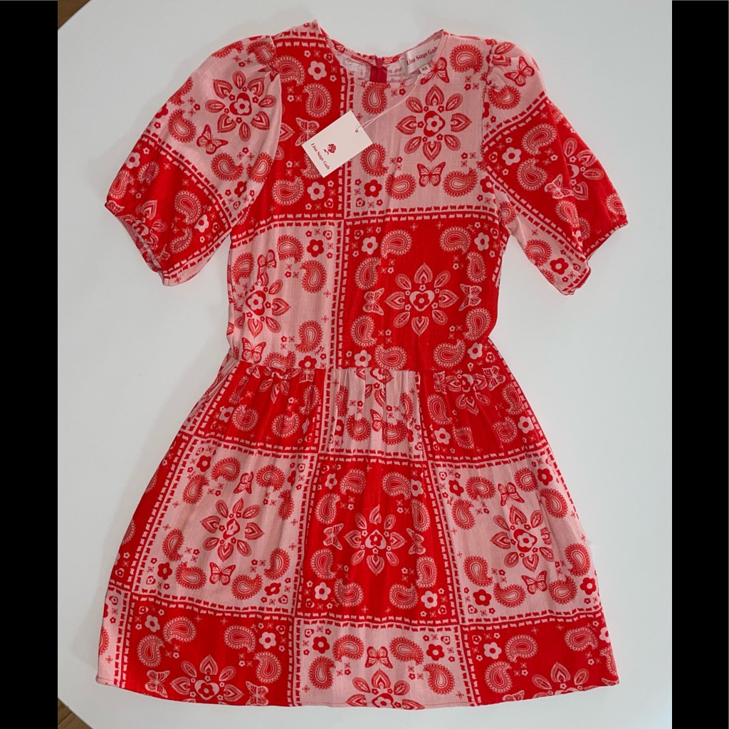 Lisa Says Gah! Pia Mini Dress Bandana Print